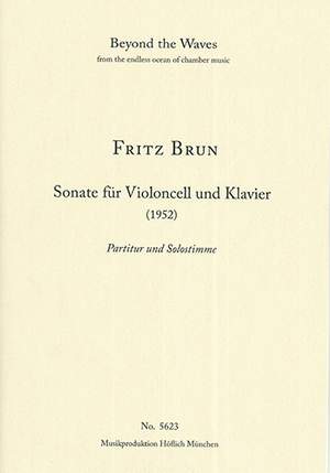 Brun, Fritz: Sonate für Violoncell und Klavier, 1952