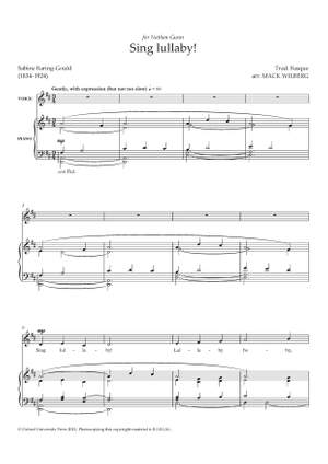 Wilberg, Mack: Sing lullaby!