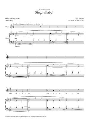 Wilberg, Mack: Sing lullaby!