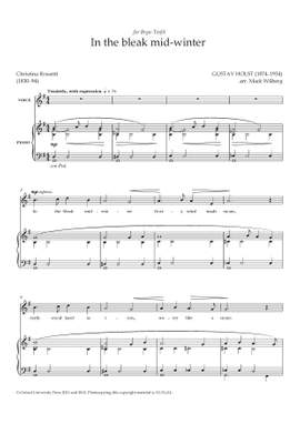 Wilberg, Mack: In the bleak mid-winter