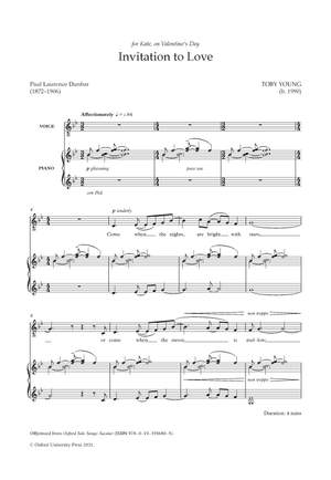 Young, Toby: Invitation to love