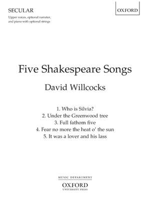 Willcocks, David: Five Shakespeare Songs