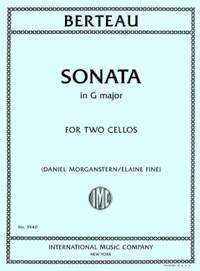 Berteau, M: Sonata in G major