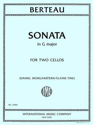 Berteau, M: Sonata in G major G major
