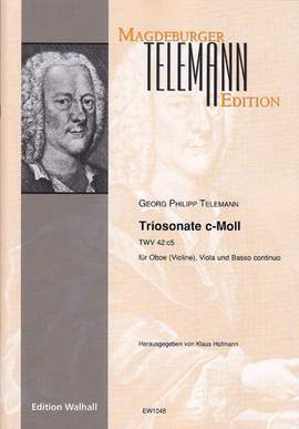 Telemann, G P: Triosonate c-Moll TWV 42:c5
