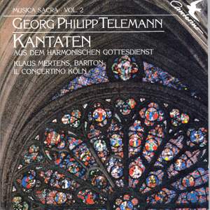 Georg Philipp Telemann: Cantatas from Der Harmonische Gottestdienst Vol. 2