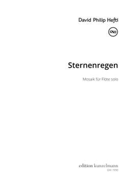 David Philip Hefti: Sternenregen (Starry rain), Mosaic for solo flute