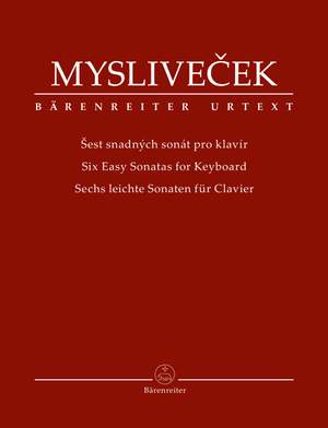 Myslivecek, Josef: Six Easy Sonatas for Keyboard
