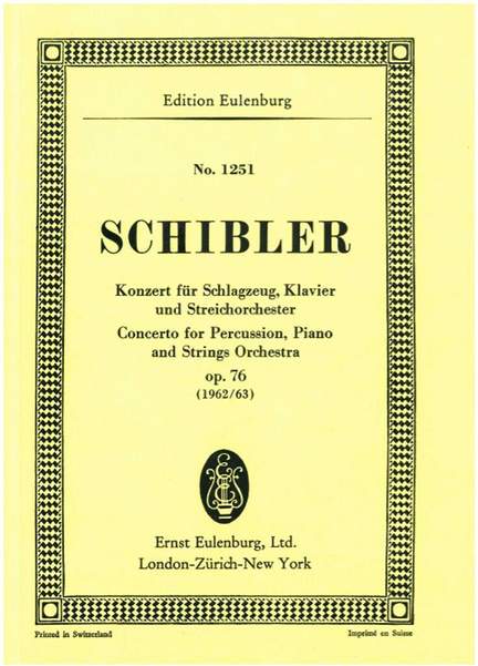 Armin Schibler: Konzert