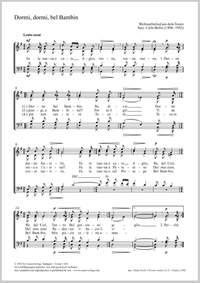 Boller, Carlo: Dormi, dormi, bel Bambin