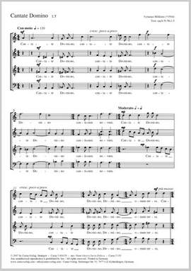 Miskinis, Vytautas: Cantate Domino