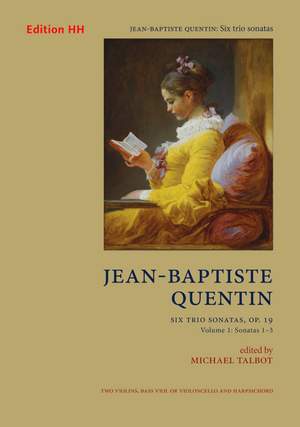 Quentin, J: Six Trio Sonatas 1 op. 19 Vol. 1