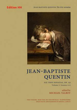 Quentin, J: Six Trio Sonatas 2 op. 19 Vol. 2