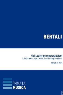 Bertali, A: Vidi Luciferum superexaltatum