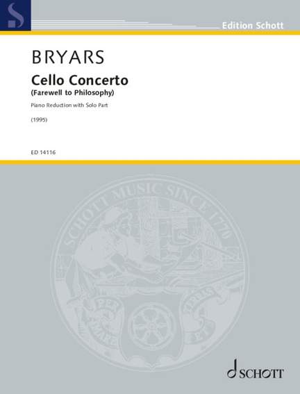 Bryars, G: Cello Concerto