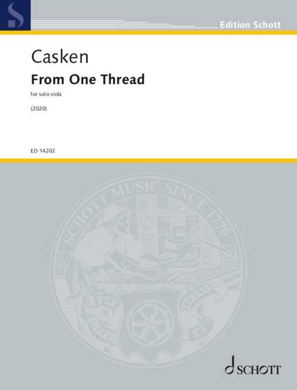 Casken, J: From One Thread
