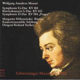 Woflgang Amadeus Mozart: Symphonies KV 184 & 504, Piano Concerto KV 453
