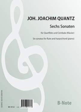 Quantz, J J: Sechs Sonaten für Querflöte und Cembalo (Klavier)