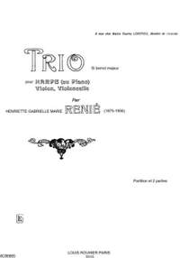 Renié, H: Trio B flat major