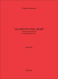 Vladimir  Tarnopolski: Quartetto per archi