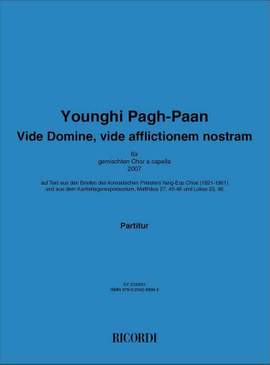 Younghi Pagh-Paan: Vide Domine, vide afflictionem nostram
