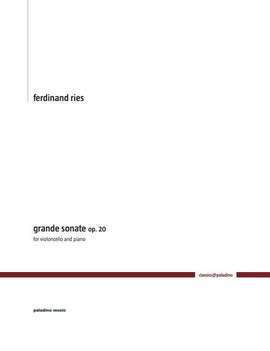 Ries, F: Grand Sonate op. 20