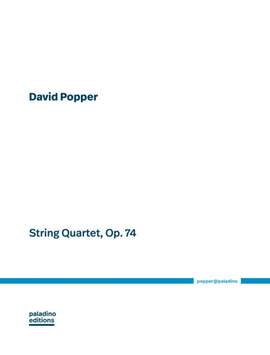 Popper, D: String Quartet op. 74