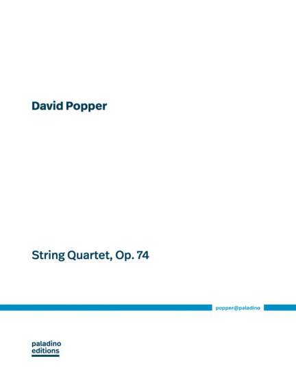 Popper, D: String Quartet op. 74