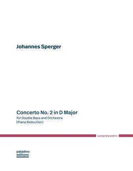 Sperger, J M: Concerto No. 2 in D major D major
