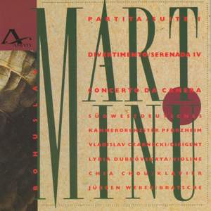 Bohuslav Martinu: Partita Suite 1, Divertimento, Concerto da Camera