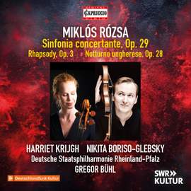 MIKLÓS RÓZSA: Sinfonia concertante - Cello Rhapsody