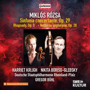 MIKLÓS RÓZSA: Sinfonia concertante - Cello Rhapsody