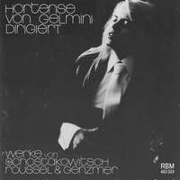 Hortense von Gelmini conducts Schostakowitsch, Roussel und Genzmer