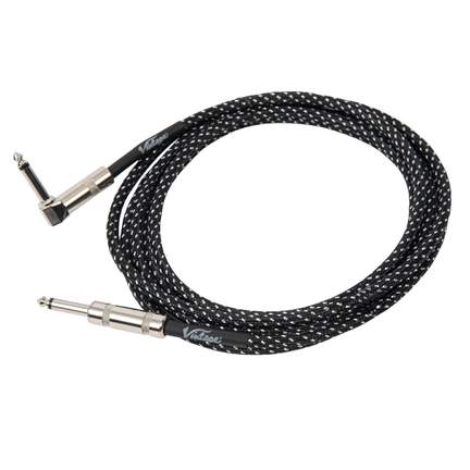Vintage braided guitar cable - 10ft