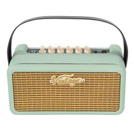 Vintage retro 15 amplifier with dsp - mint green
