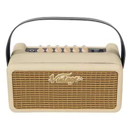 Vintage retro 15 amplifier with dsp - vintage white