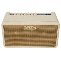 Vintage retro 25 amplifier with dsp - vintage white