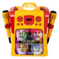 The beatles yellow submarine karaoke speaker with lightshow & two microphones