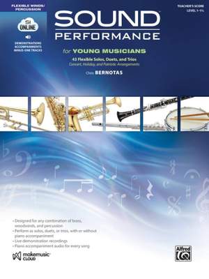 Bernotas, Chris: Sound Perf Young Musicians Winds Score