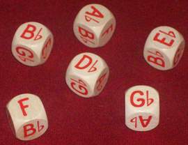 Music Key Dice Game
