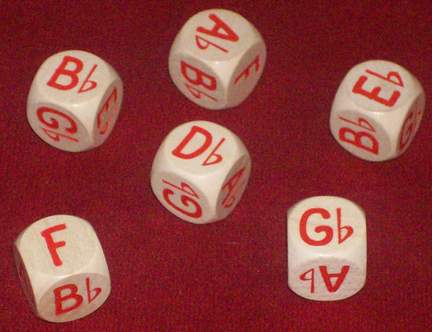 Music Key Dice Game