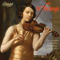 Jelly D’arányi: the Complete Columbia Recordings (1928-31)