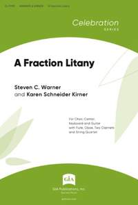 Steven C. Warner_Karen Schneider Kirner: A Fraction Litany - Instrument edition