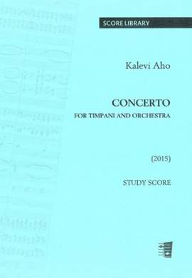 Kalevi Aho: Concerto for timpani and orchestra