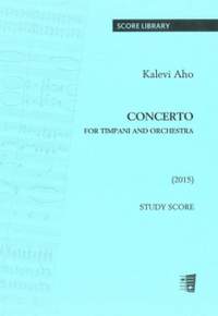 Kalevi Aho: Concerto for timpani and orchestra