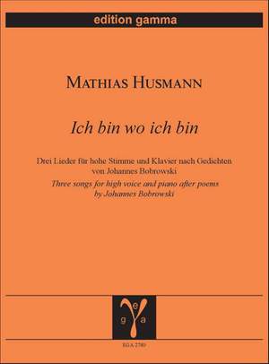 Mathias Husmann: Ich bin wo ich bin