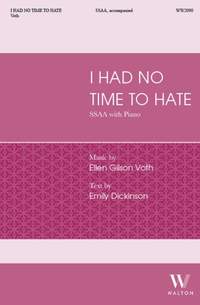 Ellen Gilson Voth: I had no time to hate