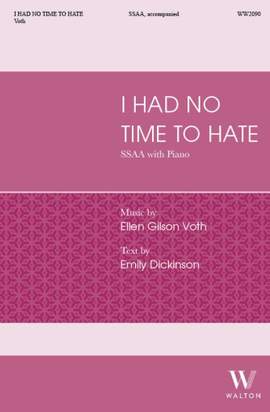 Ellen Gilson Voth: I had no time to hate