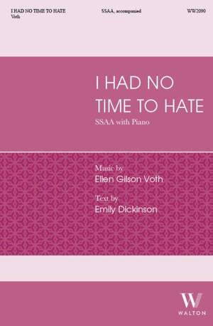 Ellen Gilson Voth: I had no time to hate