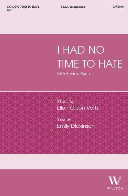 Ellen Gilson Voth: I had no time to hate